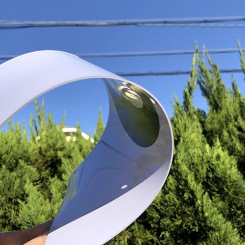 Numbered Sign Plates "1-10" White | 315 x 200mm White PVC Resin Board | Number Display Plates Parking Number Signs for Monthly/Contract Parking | 6 Mo