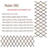 Expandable Garden Trellis with Preservative Wood for Climbing Plants