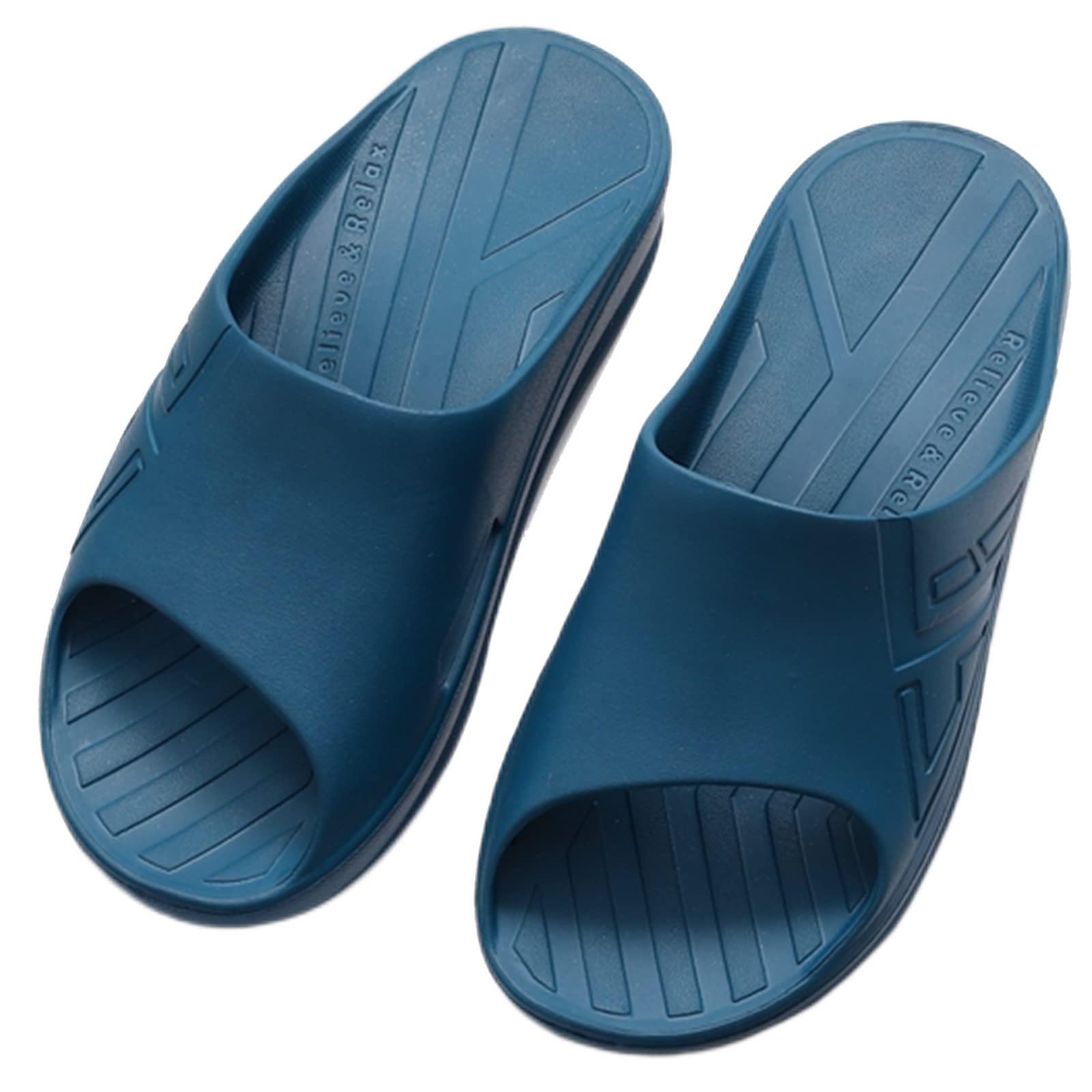 

Платформа с поддержкой свода стопы для мужчин и летние комнатные тапочки 11005 Vero&Nique Сандалии/тапочки женские, для улицы/дома, для ходьбы, нескользящие, синий