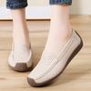 Women Black Moccasins Driving Shoes Flats Casual Nurse Shoes Loafers Maternity Flower Embroidery Office Shoes Large Size