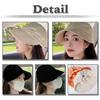 Long running cap for CA532 [White Fang] brim, plain, foldable, lightweight, women, (blue)