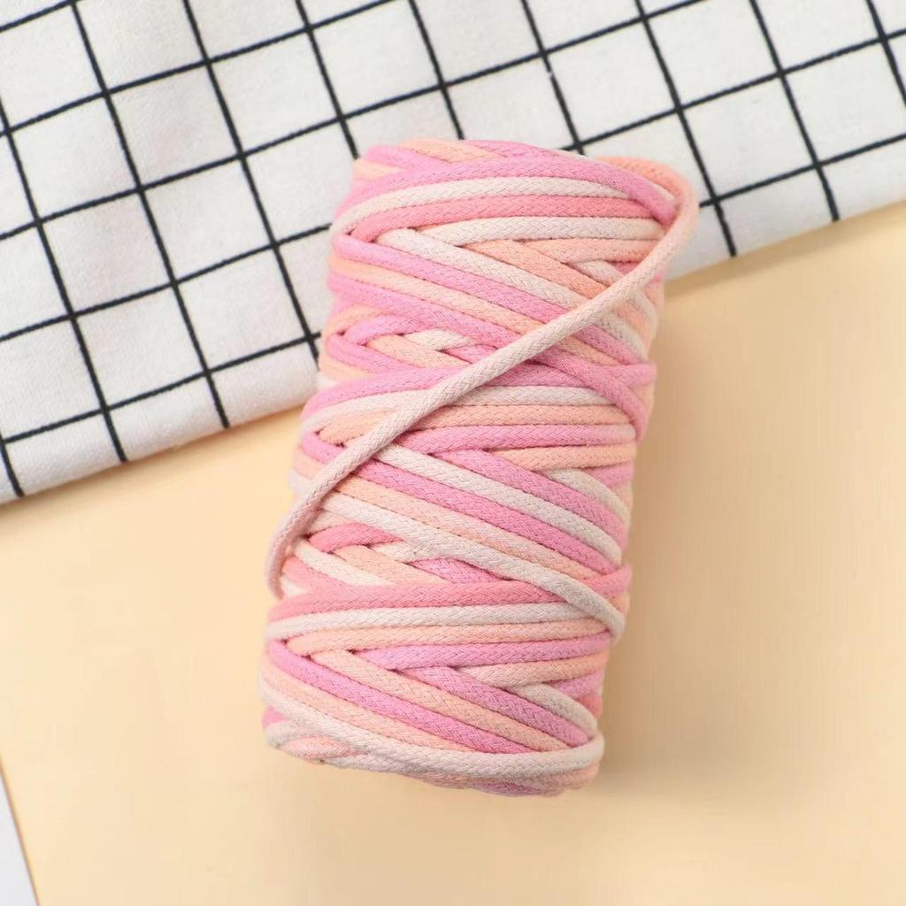 Gradient 3mm Cotton Cord for DIY, Braided Bags, Phone Lanyards & Macrame (30m)