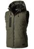 TS DESIGN Reflective Fiber Down Vest for Army 1928 55 4L Autumn/Winter, Green,