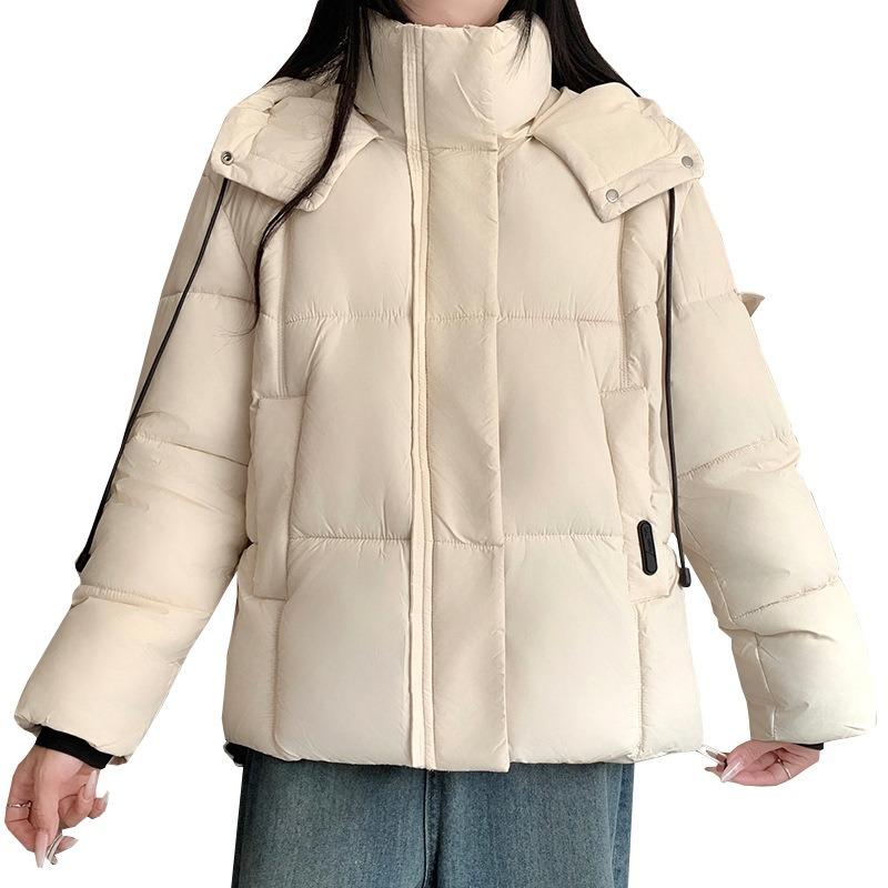Winter New Women's Short Hooded Down Padded Jacket Casual Loose Thickened Padded Jacket Padded Jacket