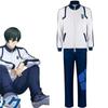 Anime BLUELOCK Cosplay Kostým Seishiro Nagi Isagi Yoichi Cosplay Uniforma Oblek Športové oblečenie BLUE LOCK Tepláková súprava Školská Halloween