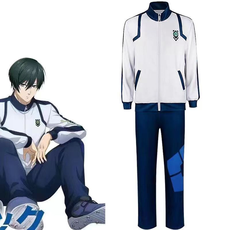 Anime BLUELOCK Cosplay Kostým Seishiro Nagi Isagi Yoichi Cosplay Uniforma Oblek Športové oblečenie BLUE LOCK Tepláková súprava Školská Halloween