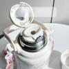 Thermos Cup Student Handle Big Cap Thermal Pot Portable Stylish Stainless Cup Durable Durable Useful Useful Safe