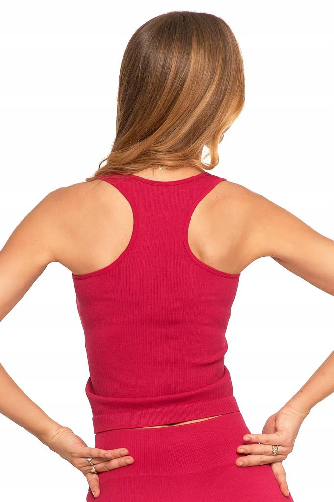 Women's Sleeveless Top T-Shirt Red Shirt MORAJ S/M WINE RED
