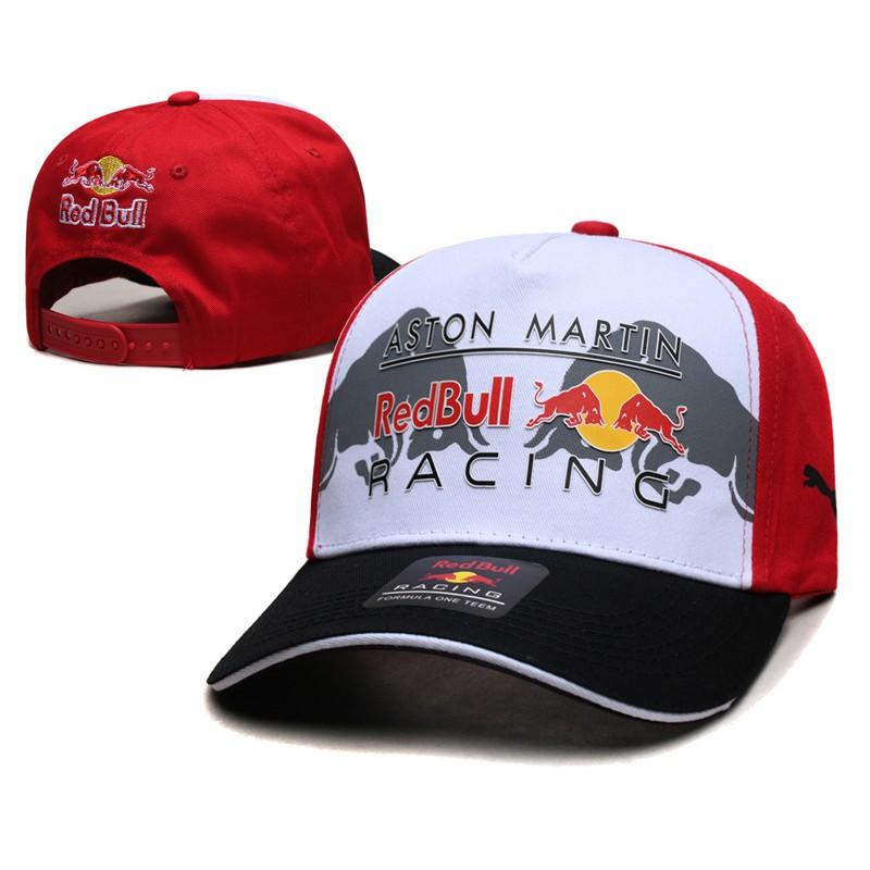 Boné da Equipe Red Bull Racing Verstappen Perez Mesmo Estilo Mistura de Algodão e Linho Chapéu de Basebol Masculino Feminino Todas as Estações Chapéu de Moda
