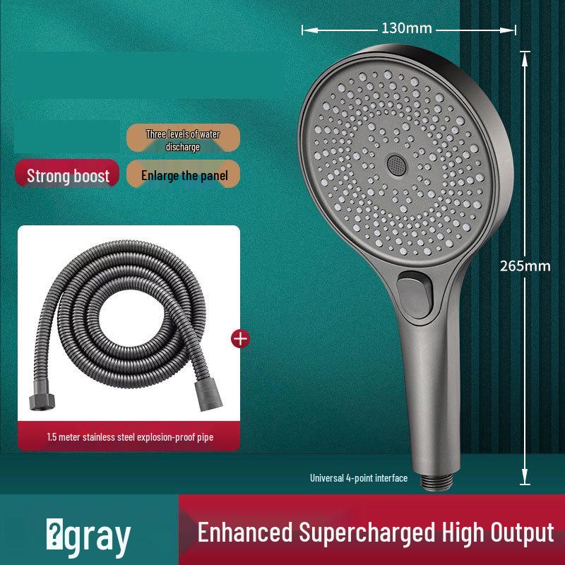 Compact High-Pressure Handheld Shower Set