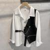 Men’s High Street Design Long Sleeve Loose Fit Jacket