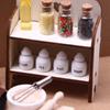 4 Part Tiny Oaken Seasoning Jar Set For Toy Furniture Realistic Kitchen Deck Hand Smoothed Safe Edges Imaginative Acting