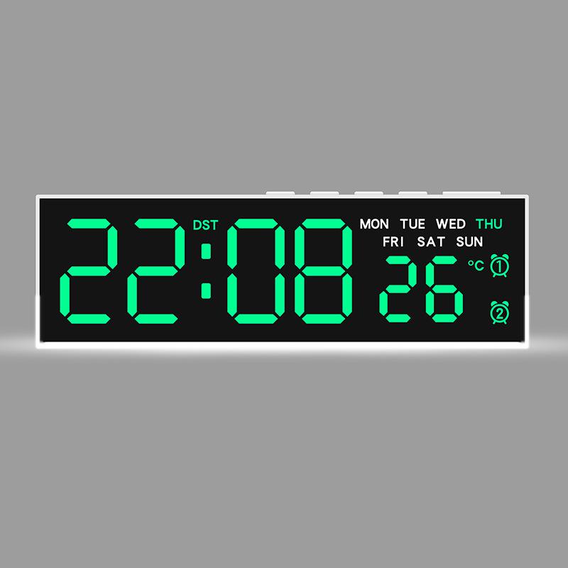 

Multifunctional LED Alarm Clock with Ambient Light, Model 5519
