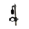 Electronic Drum Trigger and Accessory Bracket Set: T-Junction, Four-Way Connector, Phillips Clip, and Tube Holder.