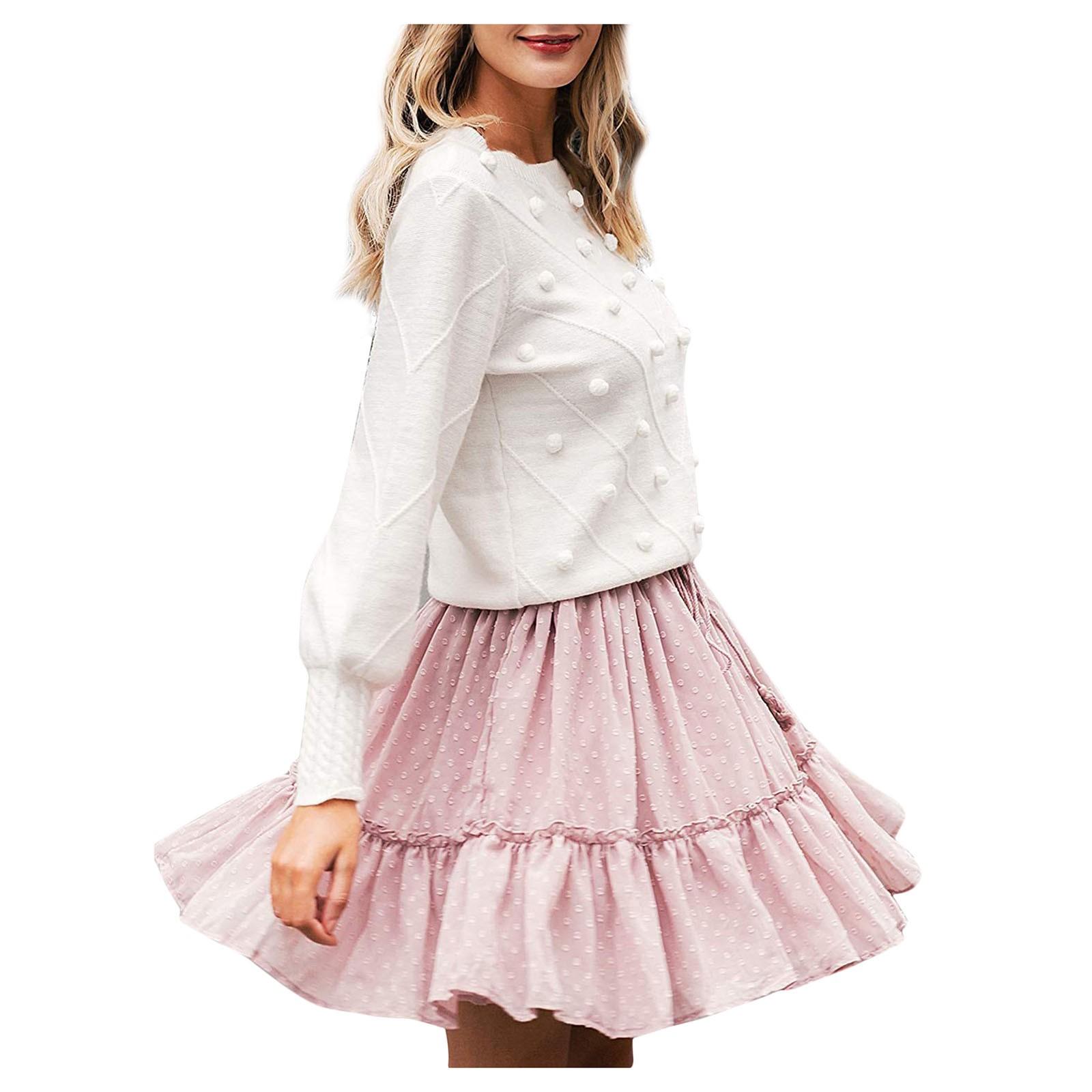 

Женский и Зимний Теплый Пом Вязаный Свободный Пуловер С Длинным Рукавом L белый