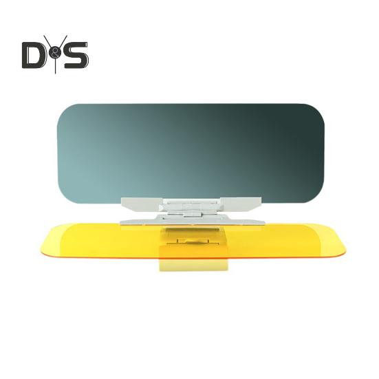 

Автомобильный козырек ночного видения 2 в 1, антибликовый солнцезащитный козырек для дневного и ночного вождения, антиослепляющий козырек от УФ-излучения для защиты глаз S