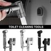 Double Outlet Toilet Cleaning Bidet Sprayer Handheld Bathroom Shower Head New Anal Douche  Bathroom