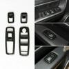 For Jeep Cherokee 2014- Carbon Fiber Interior Window Switch Panel Cover Trim