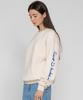 GRAVER [Unisex] Elbow Drawing Logo Smile Sweatshirt_Cream