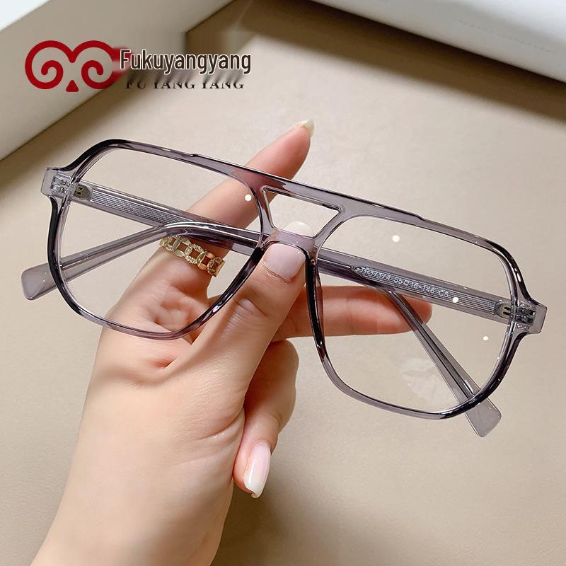 Korean Style Anti-Blue Light Spectacle Frames - Unisex, High-End & Versatile for Bare Face