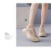 Women's Shoes with A Poop Like Feel, Mesh Shoes with Breathable Mesh Surface, Thin Sports Shoes, Summer Hollowed Out White Board Shoes