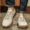 Fashion Classic Casual Leather Men's Shoes Non-Slip Walking Sneakers Outdoor Lightweight Skateboard Footwear Male Comfy Vulcanize Shoes