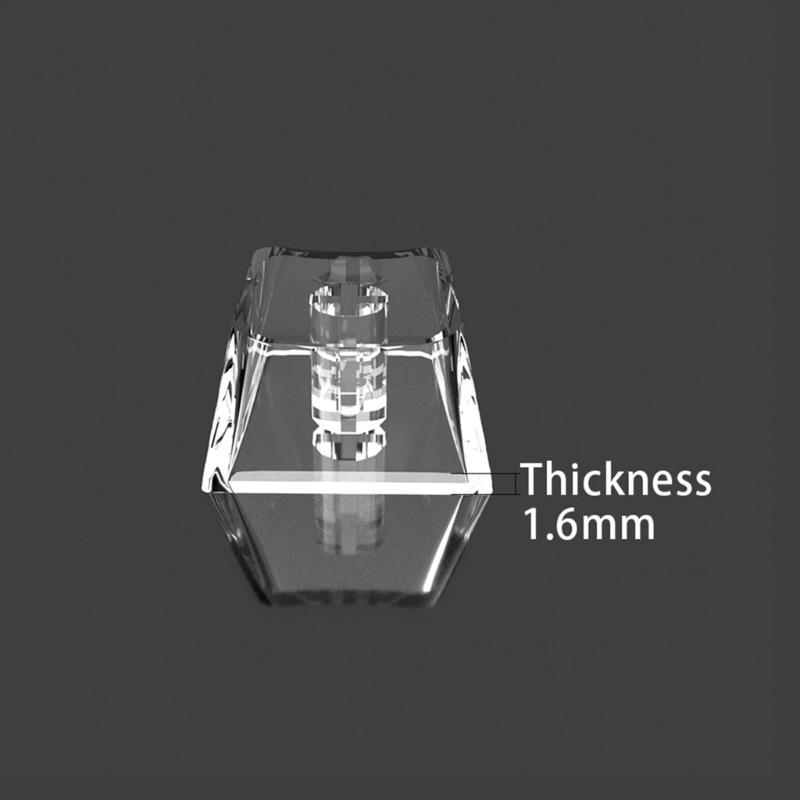Originale Tastenkappen Mechanische Tastaturen Tastenkappen Leer Angepasst Gamer Transparent Kristalltastenkappen Mx Schalter Original H