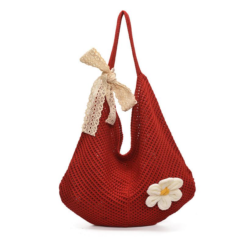 Summer Beach Woven Large Capacity Bag For Vacation And Casual Outings