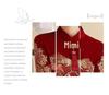 Red Wine Long-Sleeve Qipao Dress: Perfect for Weddings, Homecoming, or Engagements - A Casual Yet Elegant Chinese Autumn Bridal Gown.
