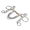 Stainless Steel Pelham Horse Bit Accessory Jointed Silicon Brass Connector Accessory