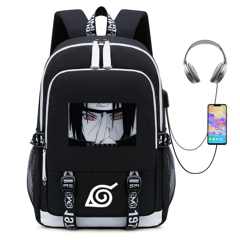Animation Young And Middle School Students Schoolbag Large Capacity Usb Backpack 16inch