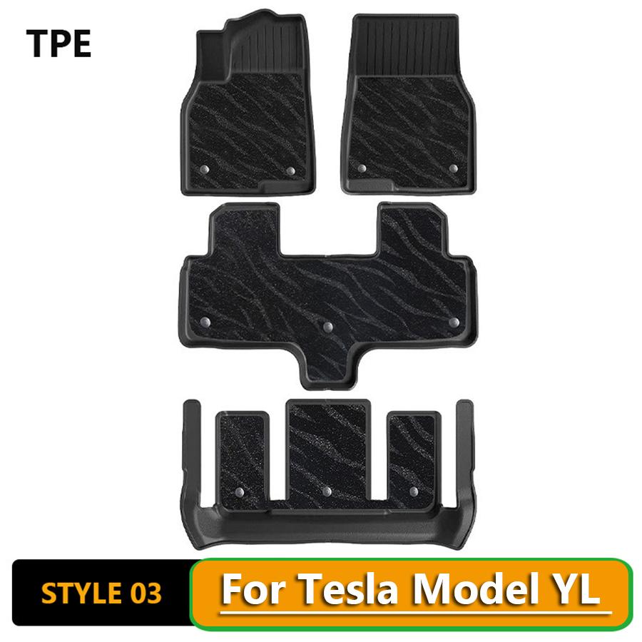 Car Special TPE Car Floor Mats For Tesla Model YL 2025 Waterproof wear-resisting Accessories interior Decor Styling ideas