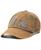 NOMANUAL Nm Damaged Patch Ball Cap - Washed Charcoal