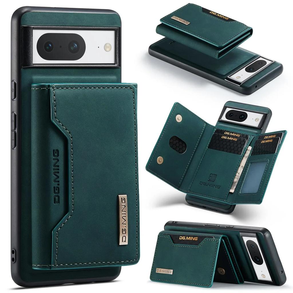 2 In 1 Detachable Wallet With Card Holder Phone Case for Google Piexl 9 8 8A 7 6 Pro 7A 6A 5A XL Leather Bags Cover Coque Etui