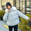2026 Women's Winter New Korean Edition Hooded Down Padded Jacket Large Fur Collar Loose Slimming Bread Jacket Warm Jacket