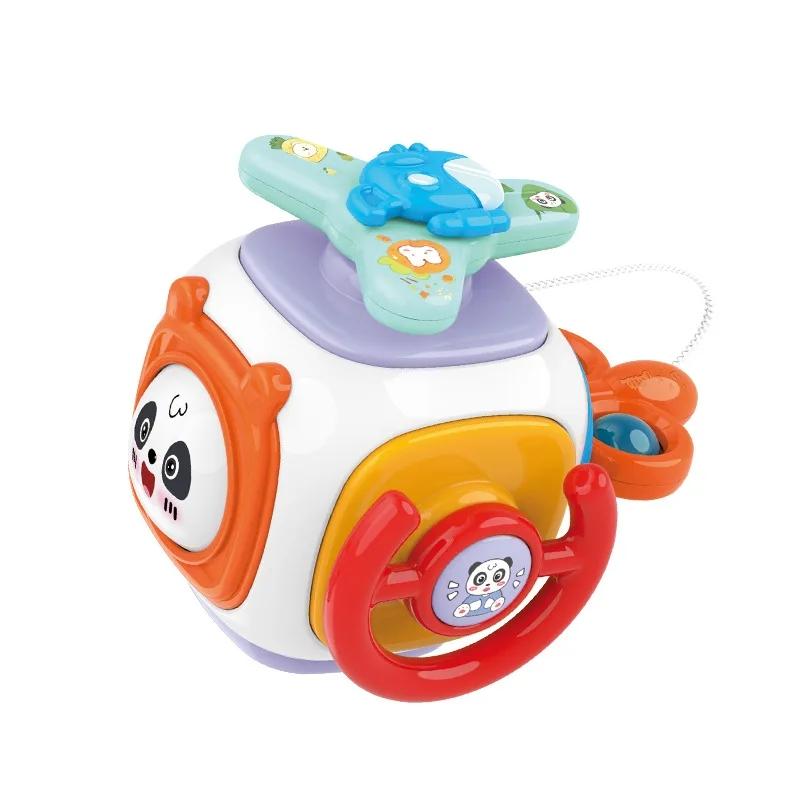 6 In 1 Busy Cube Montessori Toys Toddler Airplane Car Travel Toy Sensory Activity Busy Board Educational Learning Toys For Kids