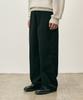 COSTUME O’CLOCK Cotton Washed Wide Pants Ash Brown Coospt243Ashbrown