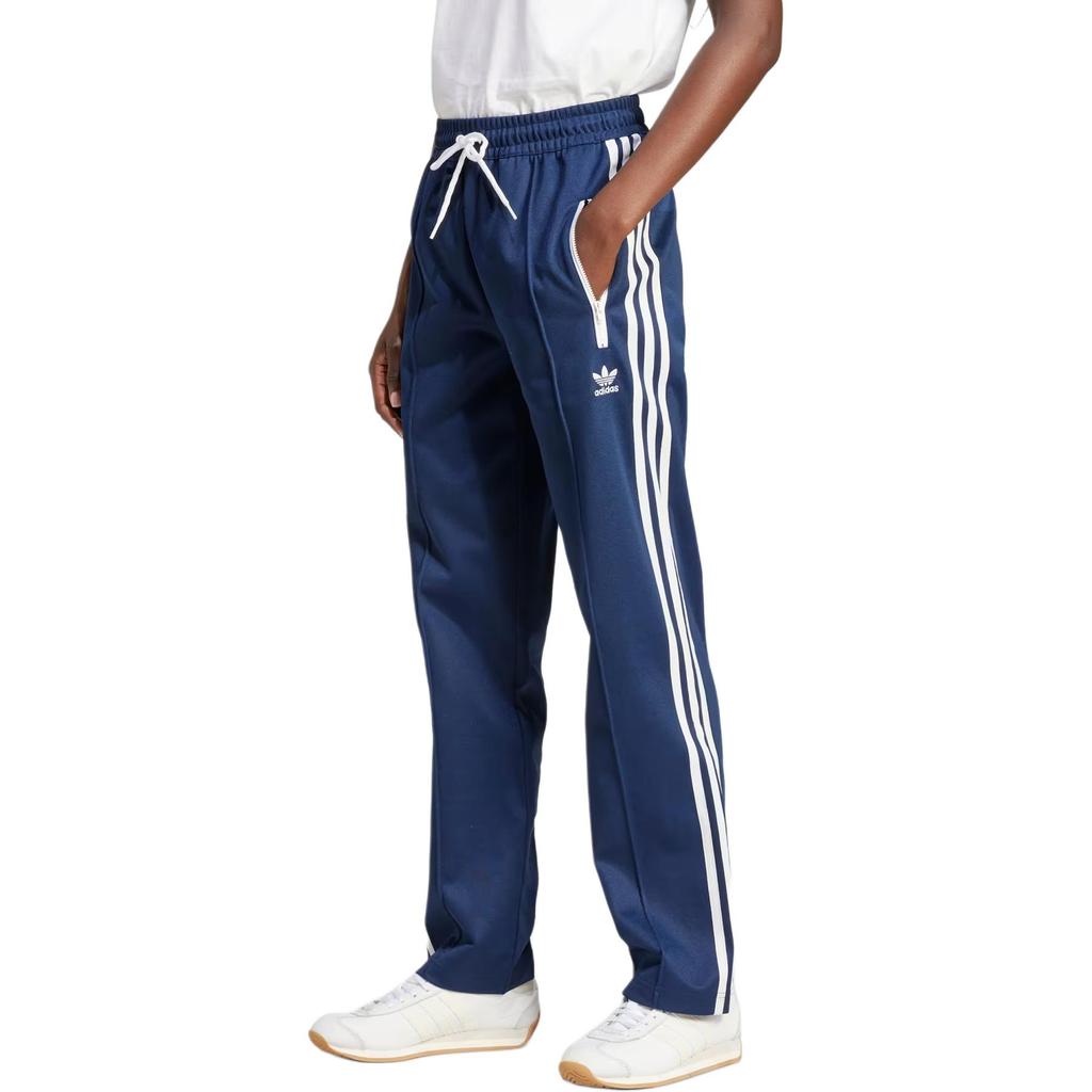 adidas Originals Sporty & Rich Kollaboration SS24 Bequeme Mode Locker Retro Sport Lange Hose Damen Unterteile Blau JD3768