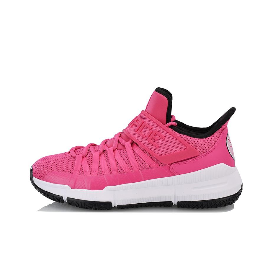 Li Ning Cloud Cushioning Training Basketball Shoes Unisex sneaker Pink Black ABCN017-5