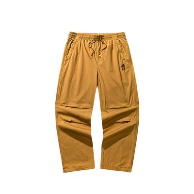 Kyrie 6D Nohavice Voľné Všestranné Jednofarebné Ležérne Nohavice Unisex spodná bielizeň Tmavohnedá 172521503-1