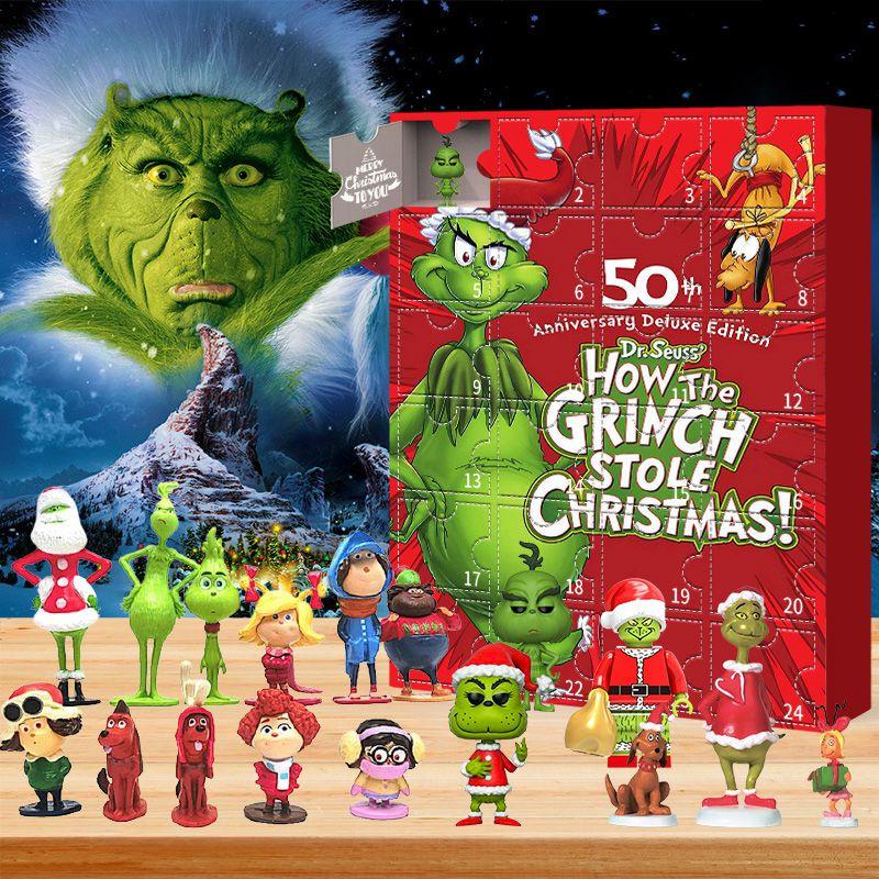 Spooky 24-day Advent Calendar Featuring The Grinch And The Nightmare Before Christmas