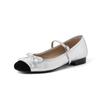 Kara Linshan 33-42 Large Size Shoes 2025 Ballet Flats Soft-soled Lambskin Dance Shoes Mary Jane Shoes