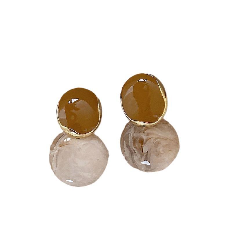 Elegante Süßwasserperlen-Ohrstecker für Damen - Trendig, Schlicht, Feenhafter Stil