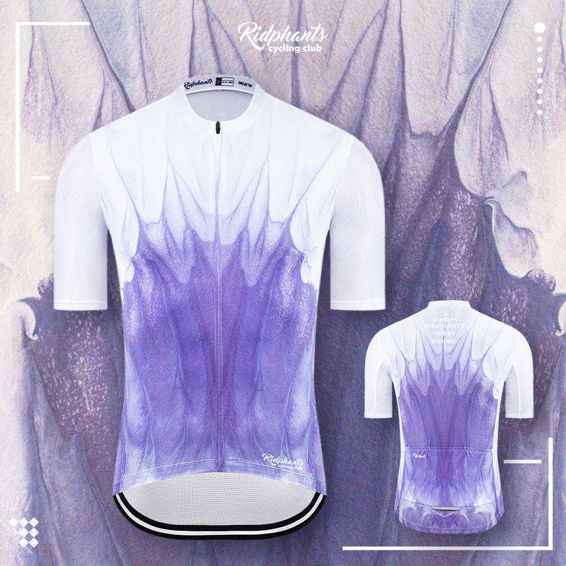 

Унисекс Джерси для велоспорта смешанных цветов, быстросохнущая, дышащая - с коротким рукавом для лета L