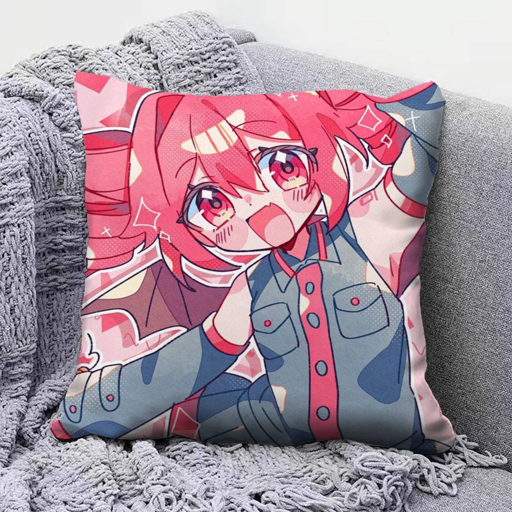 Teto Cute Anime Girl Home Sofa Cushion Covers and Aecorative Custom Pillow Covers