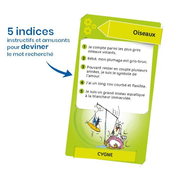 Jeu de cartes - Enigmes - Monde animal - 2 à 6 joueurs - Dès 7 ans - Fabriqué en France et éco-responsable