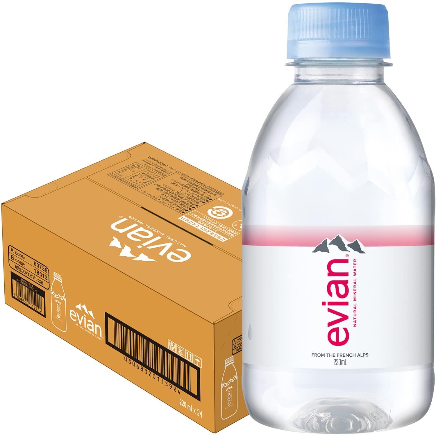 

Evian Itoen Evian Hard Water Минеральная вода ПЭТ Бутылка 220 мл x 24 бутылки Импортный [Обычный продукт]