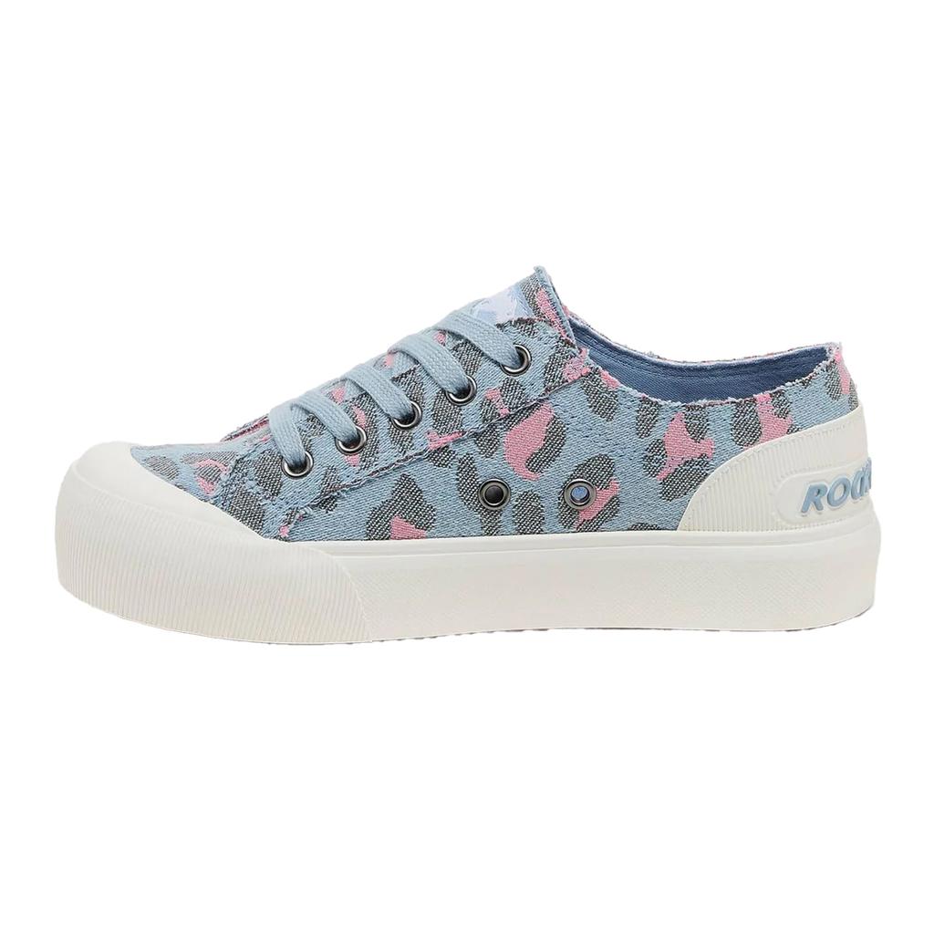 Rocket Dog Womens/Ladies Jazzin Plus Leopard Print Canvas Trainers