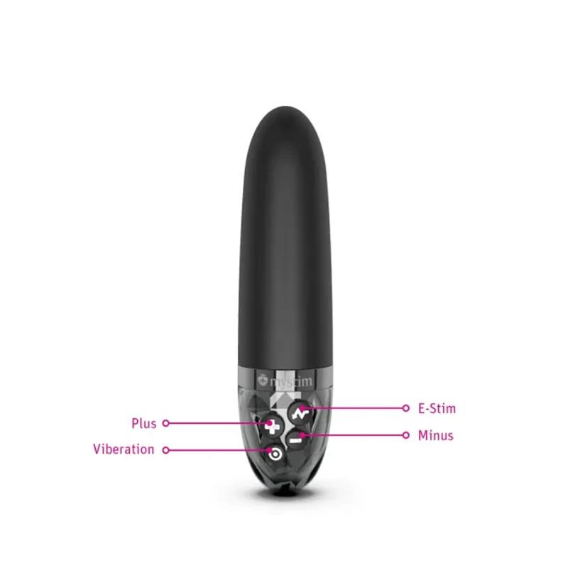 Electrostimulation Vibrator - Mystim Sleak Freak eStim Black