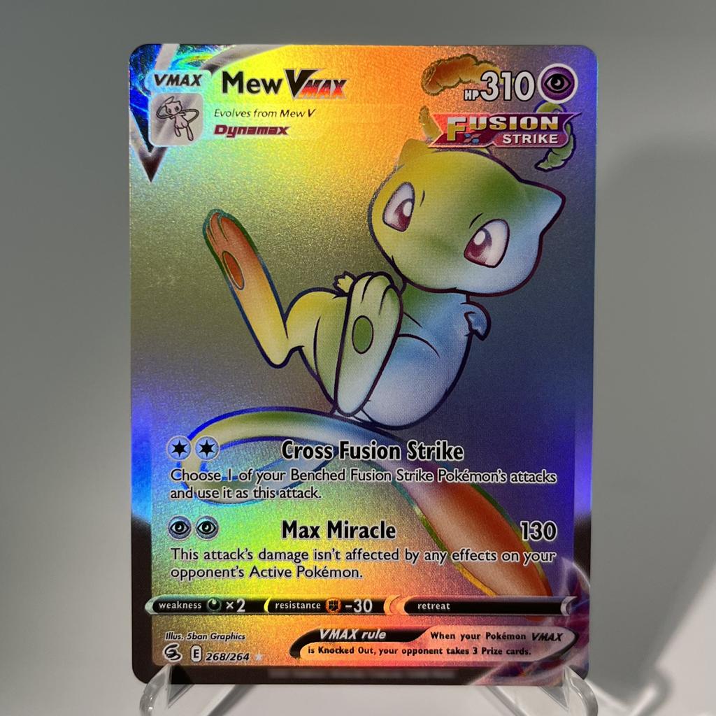 Pokmon Go Pkm Cards Ptcg6-E Gx Rainbow Mewtwo V Dragonite Vstar Rare Collection Battle Toys Gifts For Hobbies